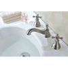 Anzzi Melody 8" Widespread 2-Handle Mid-Arc Bathroom Faucet, Brushed Nickel L-AZ007BN